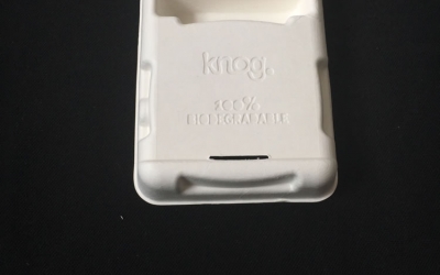 白色精品环保纸托